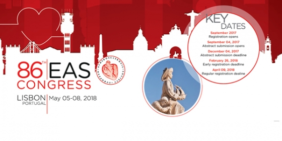 EAS Congress 2018 traz as mais recentes descobertas na área da aterosclerose a Lisboa