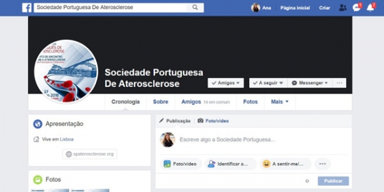 SPA cria um perfil no Facebook