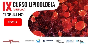 IX Curso de Lipidologia Virtual da SPA disponível até 13 de novembro