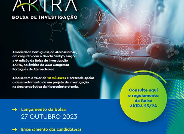 Bolsa de Investigação AKIRA – candidaturas abertas até 30 de abril